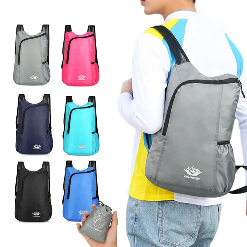 20L 남여 경량 야외 배낭 휴대용 접이식 여성 남성  - Foldable Backpack Small 리뷰 및 가격