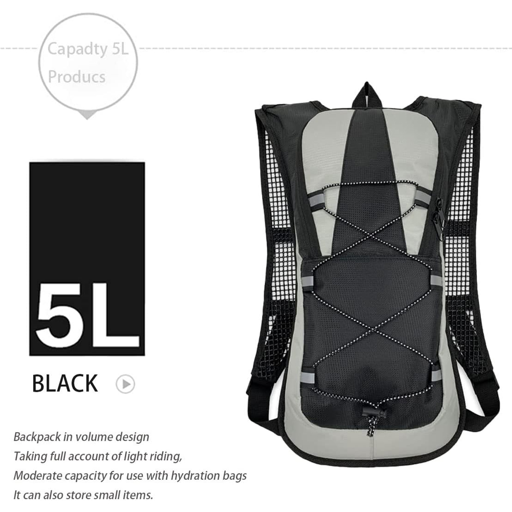 레인 커버가 포함된 5L 방수 경량 하이킹 및 캠핑 백 - Rain Cover Backpack 리뷰 및 가격